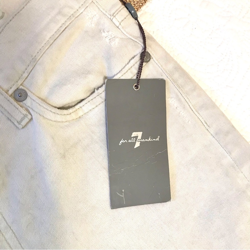 7 For All Mankind Light Wash Skinny Jeans - Picture 13 of 16